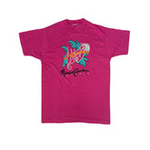 Vintage Myriad Gardens Single Stitch Pink T-Shirt - Size XL by Fruit of the Loom